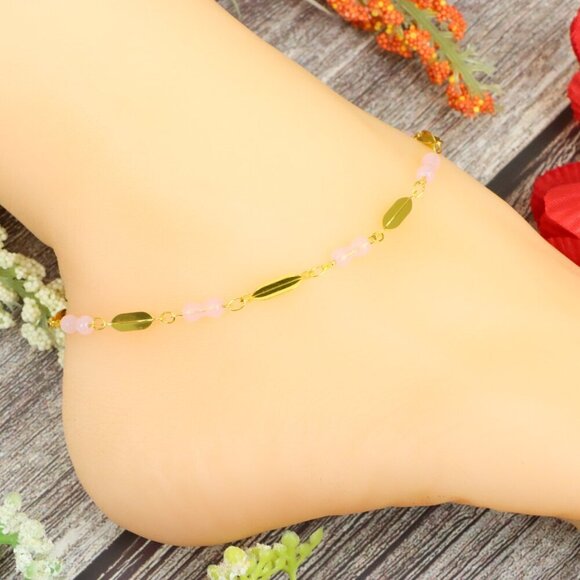 "Elegant Handmade Anklet – Delicate Jewelry for Women, MAR091109 - Picture 1 of 10
